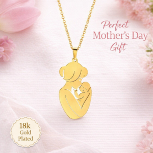 mother & child necklace